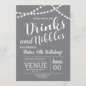 Drinks and Nibbles Invitation (Devant)