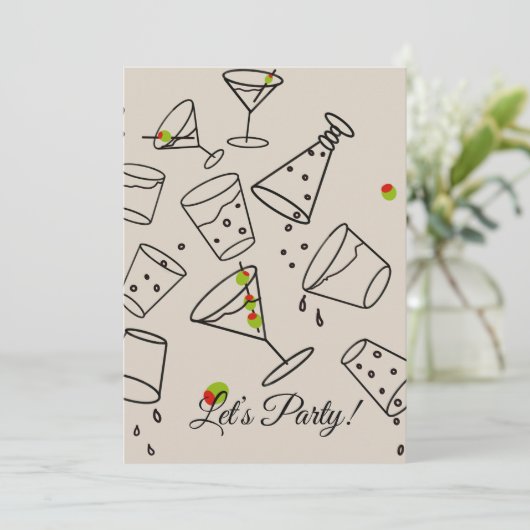 Drinks Party Invitation (Debout devant)