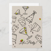Drinks Party Invitation (Devant / Derrière)