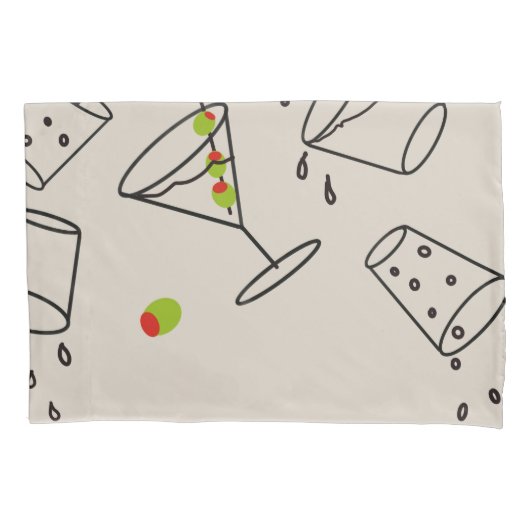 Drinks Pillowcases Kussensloop (Voorkant-Links)