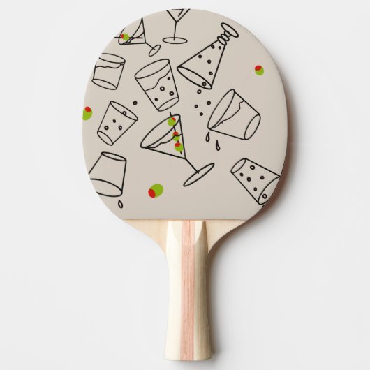 Drinks Ping Pong Paddle Tafeltennisbatje (Voorkant)