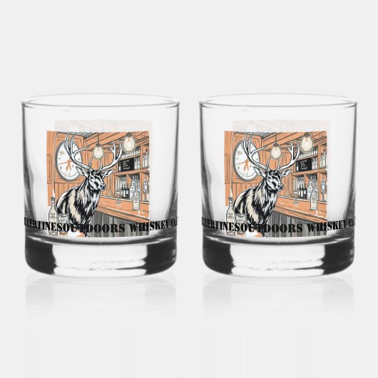 Drinkservies Set Whisky Glas (Voorkant)