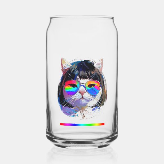 Drinkservieset Blikvorm Glas (Achterkant)