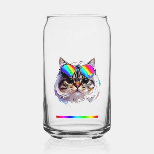 Drinkservieset Blikvorm Glas (Achterkant)