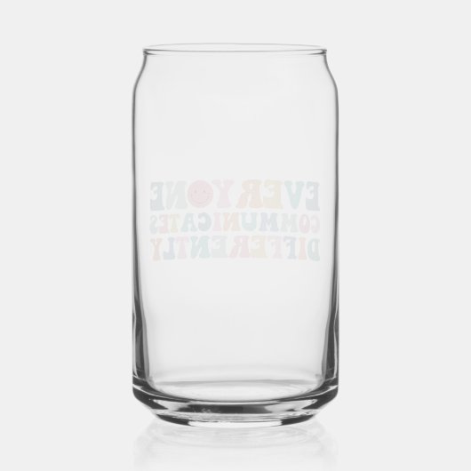 Drinkservieset Blikvorm Glas (Voorkant)
