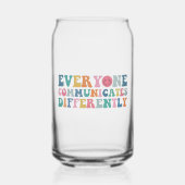 Drinkservieset Blikvorm Glas (Achterkant)