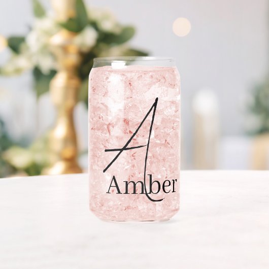 Drinkservieset Letter A Blikvorm Glas (Insitu (Huwelijk))