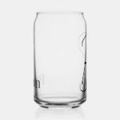 Drinkset Letter B Blikvorm Glas (Rechts)