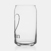 Drinkset Letter Q Blikvorm Glas (Links)