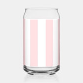 Drinkset Roze & Witte Streep Blikvorm Glas (Links)