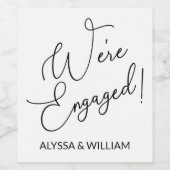 Drinkset Wijn Etiket (Enkel label)