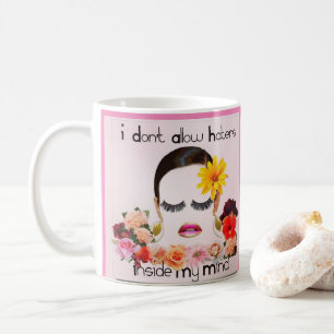 Drinkware Mok "The Peaceful Bloemenmeisje"