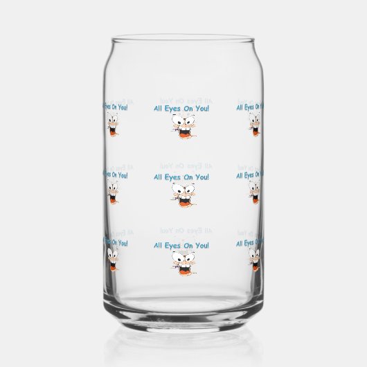 Drinkware Set All Eyes on You! Blikvorm Glas (Achterkant)