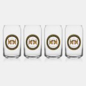 Drinkware Set Blikvorm Glas (Achterkant)