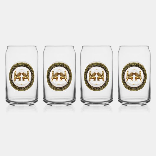 Drinkware Set Blikvorm Glas (Voorkant)