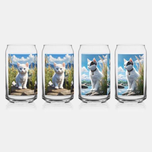 Drinkware Set Blikvorm Glas (Voorkant)