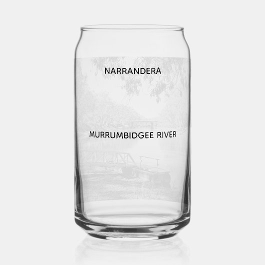 Drinkware set blikvorm glas (Achterkant)