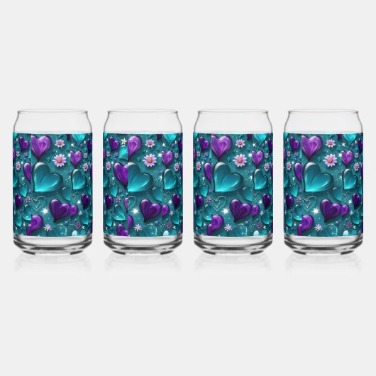 Drinkware Set Blikvorm Glas (Achterkant)