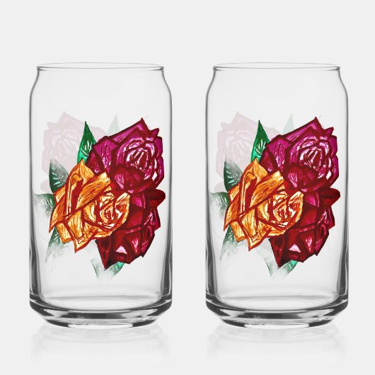 Drinkware Set Blikvorm Glas (Achterkant)