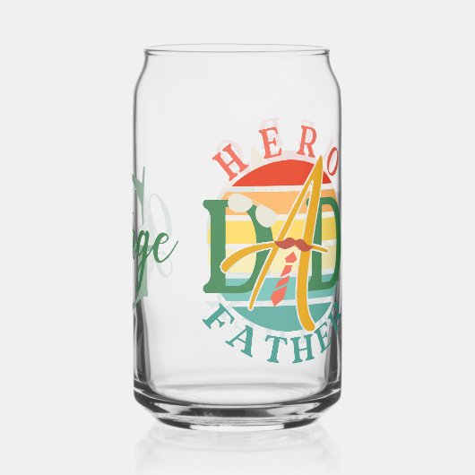 Drinkware Set Blikvorm Glas (Achterkant)