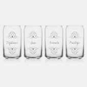 Drinkware Set Blikvorm Glas (Achterkant)