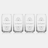 Drinkware Set Blikvorm Glas (Voorkant)