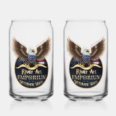 Drinkware Set Blikvorm Glas (Achterkant)