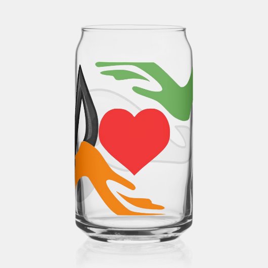 Drinkware Set Blikvorm Glas (Achterkant)