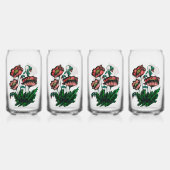 Drinkware Set Blikvorm Glas (Achterkant)