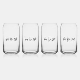 Drinkware Set Blikvorm Glas