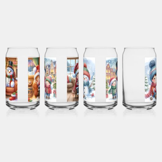 Drinkware Set-Christmas Snowman (Droite)