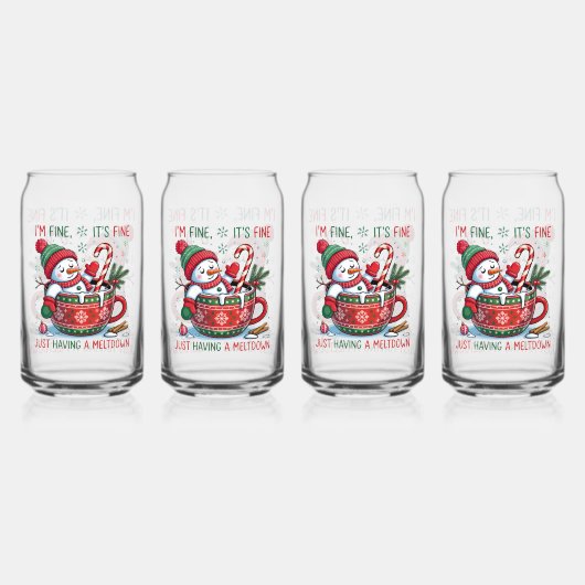 Drinkware Set-Christmas Snowman (Recto)