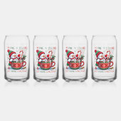 Drinkware Set-Christmas Snowman Blikvorm Glas (Voorkant)