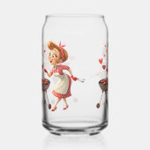 Drinkware Set Cooking Love Red Hearts Blikvorm Glas (Voorkant)