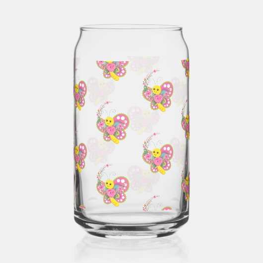 Drinkware Set Cute Colorful Butterfly (Recto)