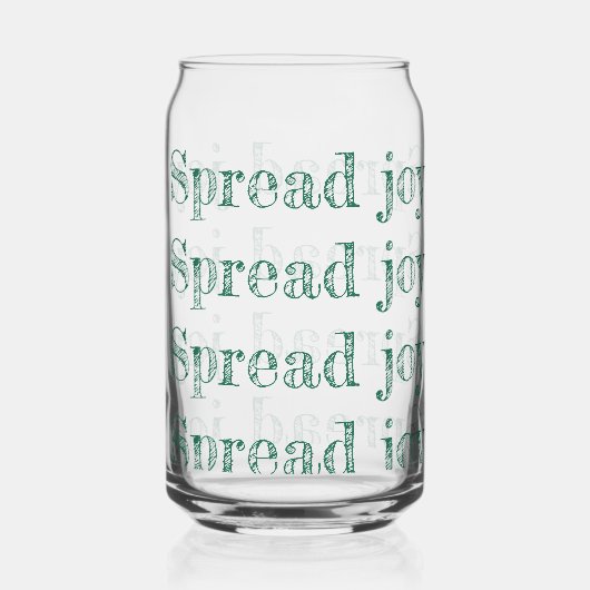 Drinkware Set Cute Spread Joy! Blikvorm Glas (Voorkant)