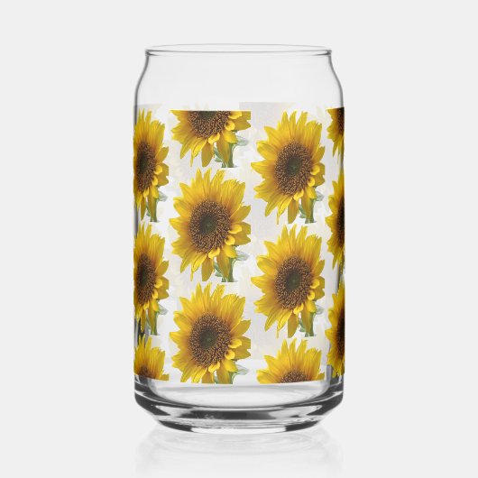 Drinkware Set Cute Sunflower  (Gauche)