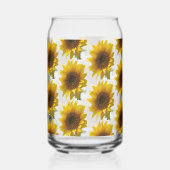 Drinkware Set Cute Sunflower  Blikvorm Glas (Voorkant)