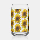 Drinkware Set Cute Sunflower  Blikvorm Glas (Links)