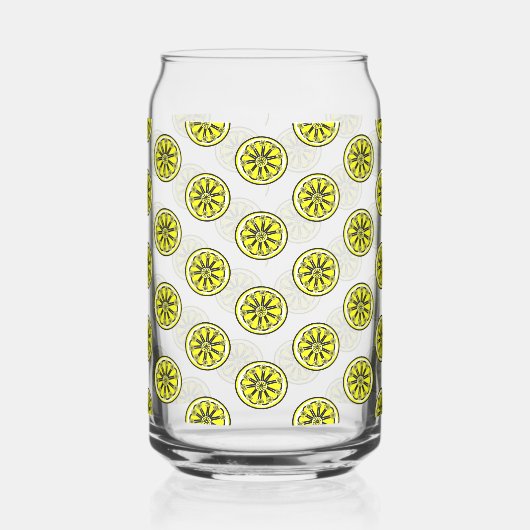 Drinkware Set Cute Yellow Lemons (Gauche)