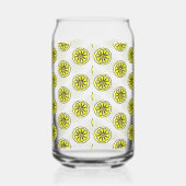 Drinkware Set Cute Yellow Lemons Blikvorm Glas (Rechts)