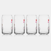 Drinkware Set - Fiets Blikvorm Glas (Links)
