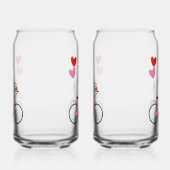 Drinkware Set - Fiets Blikvorm Glas (Rechts)