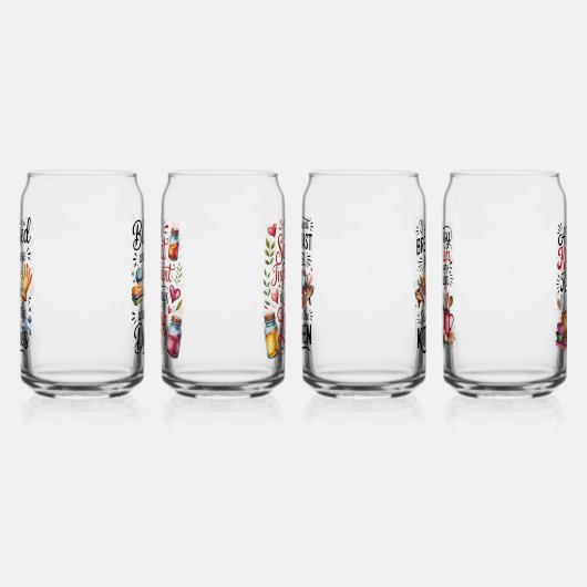 Drinkware Set-Funny  Jokes Blikvorm Glas (Rechts)