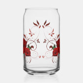 Drinkware Set Love Red Rose Floral (Droite)