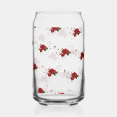 Drinkware Set Love Red Rose Floral (Verso)
