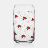 Drinkware Set Love Red Rose Floral (Gauche)