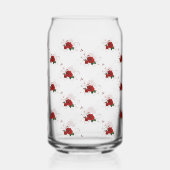 Drinkware Set Love Red Rose Floral  (Verso)