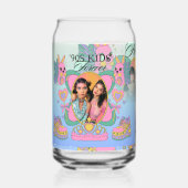 Drinkware Set (met Gepersonaliseerd afbeelding) Blikvorm Glas (Voorkant)