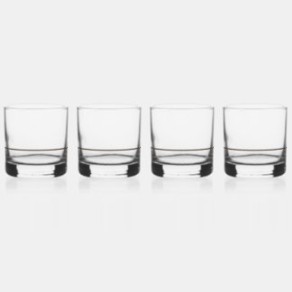 Drinkware Set met gietlijn Whisky Glas